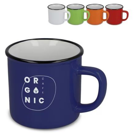 keramische mok in emaille stijl 280 ml