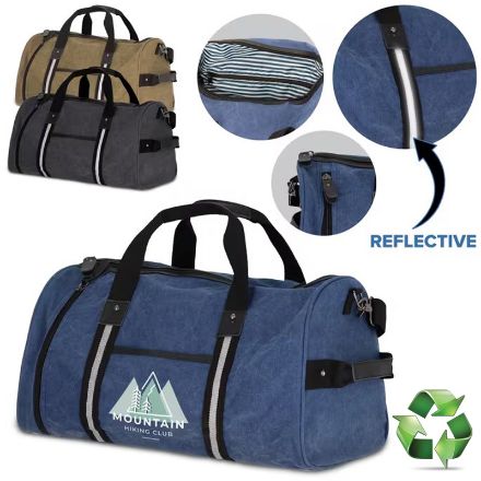 gerecycled katoenen canvas plunjezak harper grs