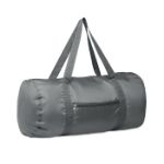 reistas van r-pet polyester met rits 20 liter - grijs