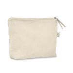 toilettas van recycled katoen en polyester - beige