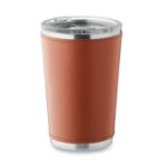 dubbelwandige beker 350 ml - bruin