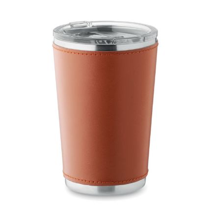 dubbelwandige beker 350 ml - bruin