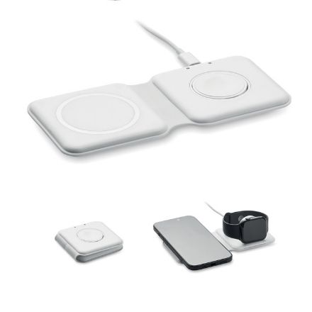 2-in-1 opvouwbare lader 15w