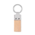 sleutelhanger met rubberhout