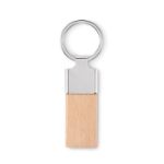 sleutelhanger met rubberhout