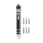 gerecycleerde multi tool pen - zwart