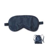 zacht polyester oogmasker - blauw