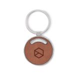 ronde metalen sleutelhanger