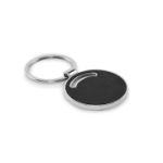 ronde metalen sleutelhanger