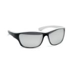 gespiegelde sportzonnebril uv400 - wit