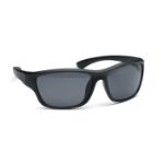 gespiegelde sportzonnebril uv400 - zwart