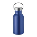 enkelwandige fles recycled rvs 500 ml lekvrij - blauw
