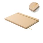 kleur onthullend a5 notitieboek beige kaft - goud
