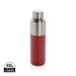 fluid recycled rvs waterfles 600 ml - rood
