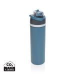 omni sip recycled rvs waterfles 700 ml - blauw