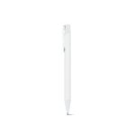 balpen van gerecycled aluminium rubberafwerking - wit