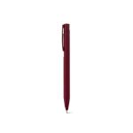 balpen van gerecycled aluminium rubberafwerking - bordeaux