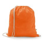 rugzak van recycleerd katoen en polyester - oranje