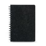 a5 notitieblok met kaft van recycled vilt