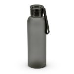 r-pet fles met matte afwerking 600 ml - zwart