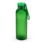 r-pet fles met matte afwerking 600 ml - groen