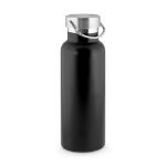 recycled roestvrij stalen thermosfles - zwart