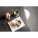 multiplex standaard met 6 onderzetters van kurk