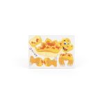 3d-puzzel in papier-eva in de vorm van dinausaurus