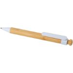 rattan bamboe balpen recycled plastic zwarte inkt