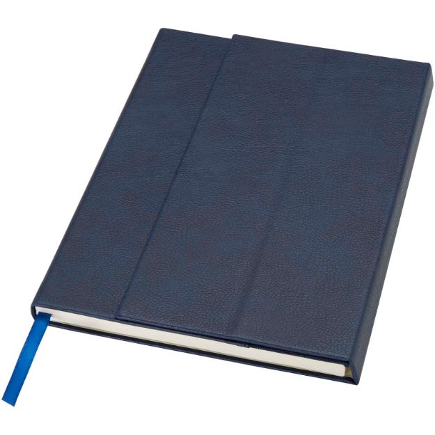 a5 notitieboek met harde kaft van recycled leder