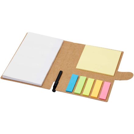 swift boekje sticky notes met balpen zwarte inkt