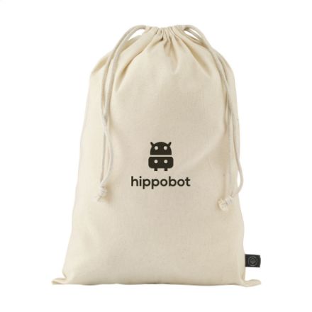 cadeauzakje naturel recycled katoen
