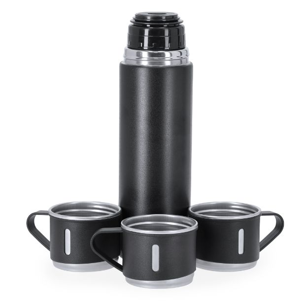 thermosset met 3 bekers melbir 420 ml