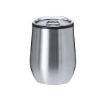 thermosbeker roestvrij staal hanley 330 ml - zilver