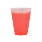 beker verranderd van kleur bij koude drank 500 ml - rood