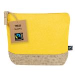 toilettas jute katoen rhilo fairtrade - geel