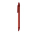 pen van gerecucleerd karton en tarwe stro pinix - rood