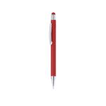 touch-screen balpen van recyclerd aluminium yarnox - rood