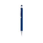touch-screen balpen van recyclerd aluminium yarnox - blauw