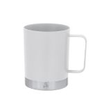 mok recycled toestvrij staal rosby 400 ml - wit