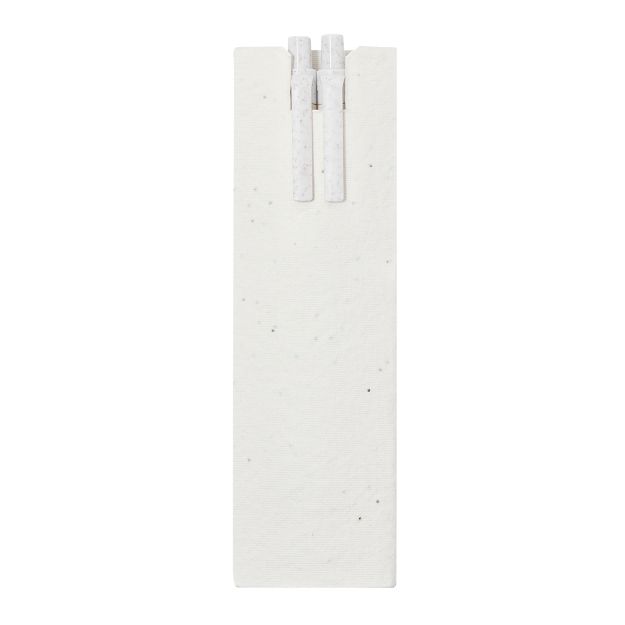 set met inktloze pennen etui van zaadpapier darkli
