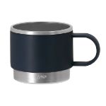 mok van recycled roetsvrij staal blakent 140 ml - marine