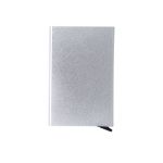 kaartjeshouder rfid recycled aluminium harbanix - zilver