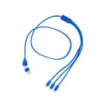 oplaadkabel recycled aluminium clodan - blauw
