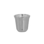 thermosbeker set kodet recycled rvs 80 ml - zilver