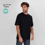 oversize t-shirt volwassene minton xs-xxl 200 gr