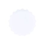 flesdop siliconen osbourne - wit