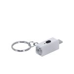 sleutelhanger elektrische aansteker parris - zilver