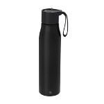 drinkfles recycled aluminium thorup 700 ml - zwart