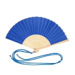 waaier bamboe polyester yanex - blauw